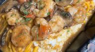 Shrimp and grit from Lil Dizzy’s Cafe (Image via Instagram/@lildizzyscafe504)